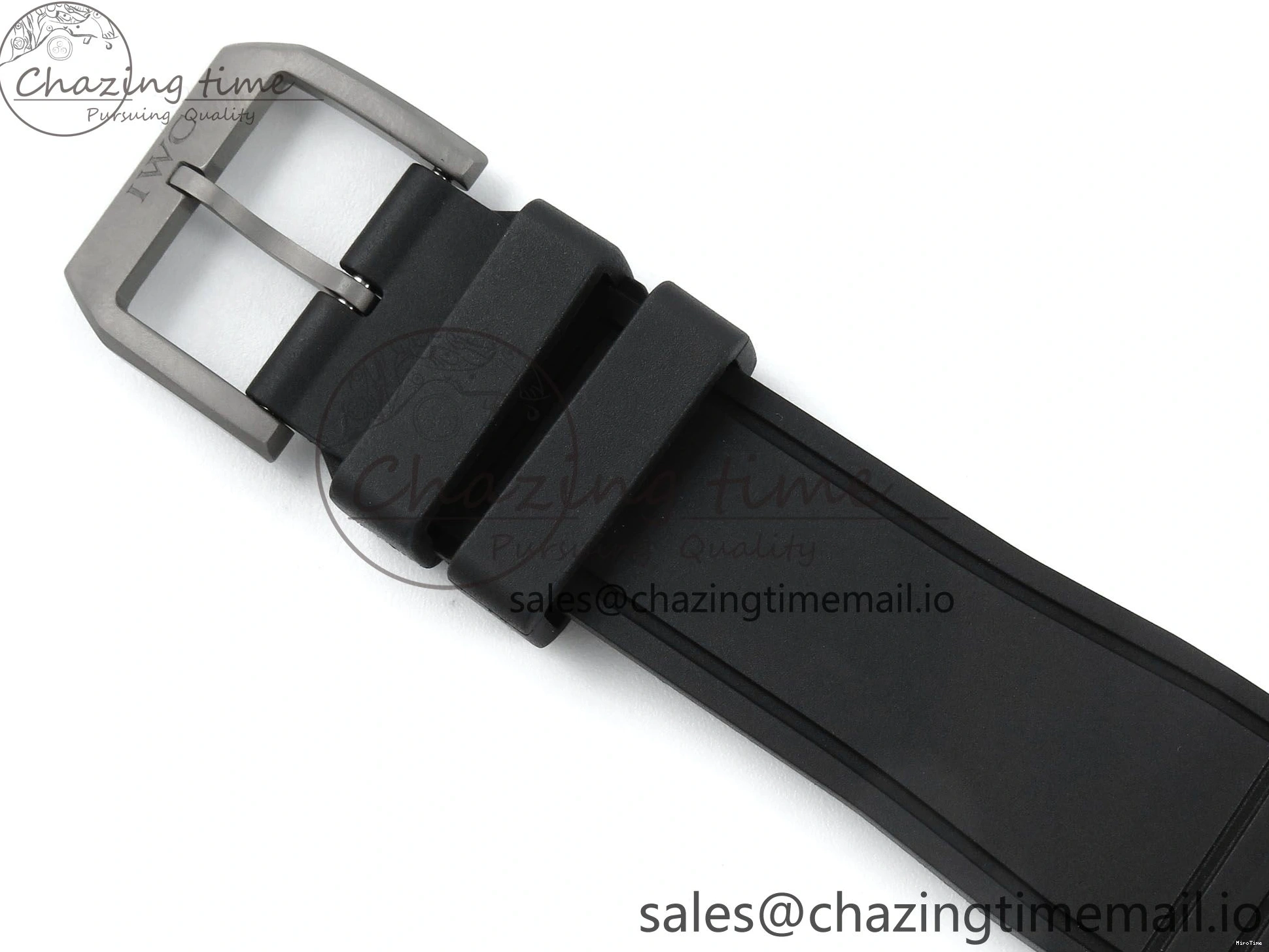 MIROTIME 0424 Pilot Top Gun IW326901 M+F 1:1 Best Edition Black Dial on Black Rubber Strap A SportInspired 6999